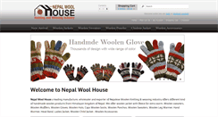 Desktop Screenshot of nepalwoolhouse.com